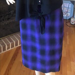 Checkered skirt lined from the limited